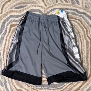 Nike Gray and Black Athletic Shorts